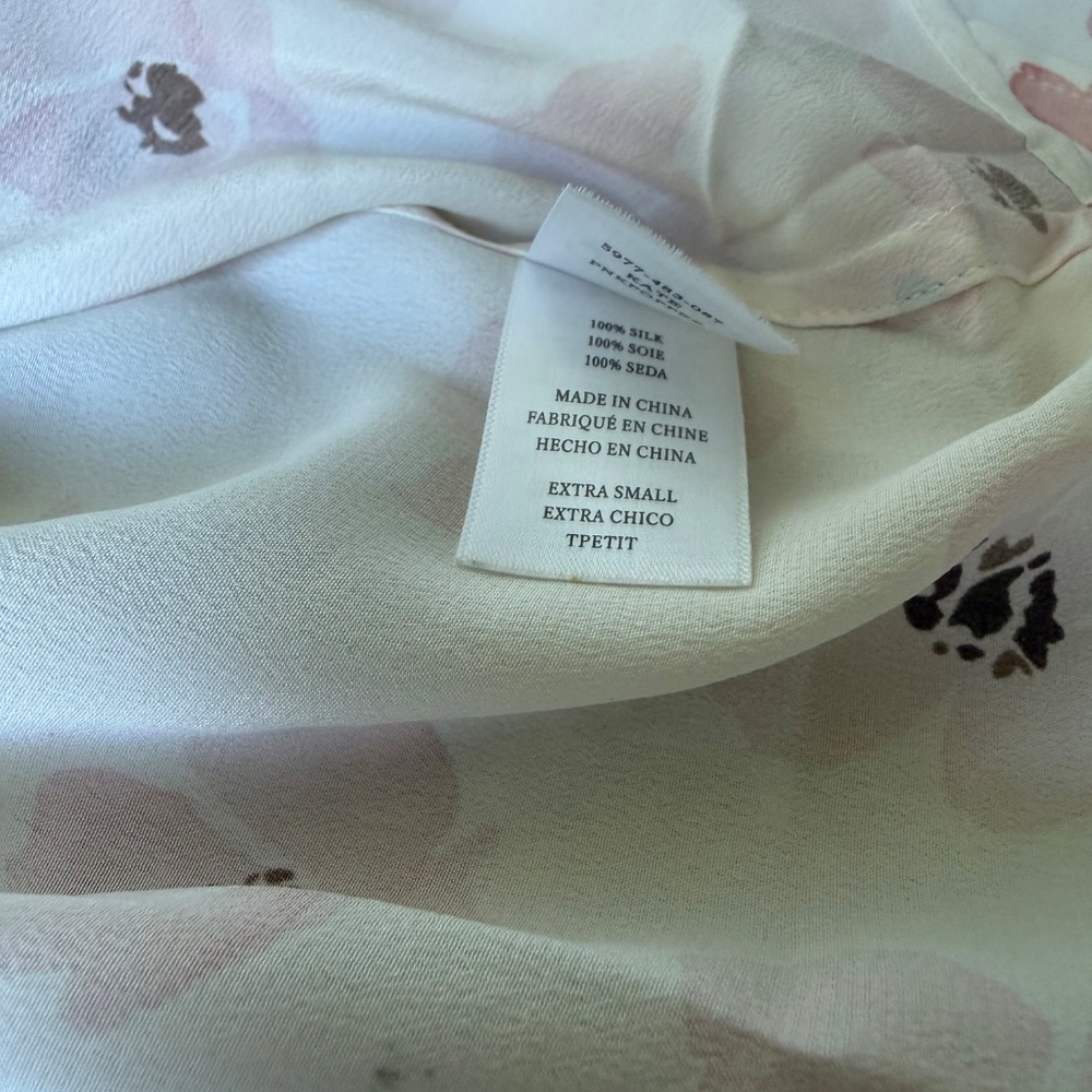 Rails XS women 100% silk blouse - Picture 3 of 5